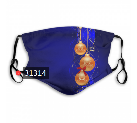 2020 Merry Christmas Dust mask with filter 109->mlb dust mask->Sports Accessory